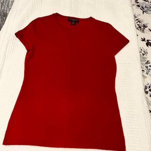 Banana Republic Cashmere Short Sleeve Sweater, Size Small